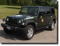 Jeep by Joshua Strang featuring custom graphics by RG Graphix.