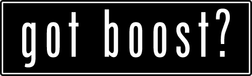 Got Boost? Bumper Sticker