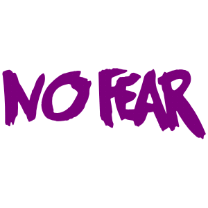 "No Fear" Decal.