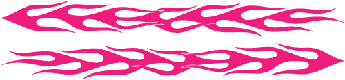 Soap Box Derby Flames Decal Set