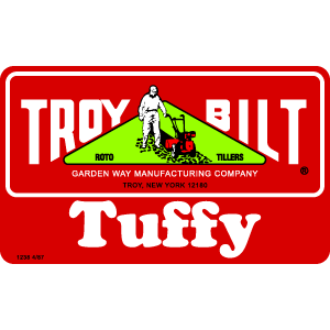 Troy Bilt "Tuffy" Rototiller Decal, TM687.