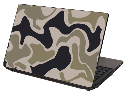 LTSCAMO-107, "Desert Camo" Laptop Skin by RG Graphix.