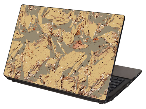 LTSCAMO-109, "Desert Sand Camo" Laptop Skin by RG Graphix.