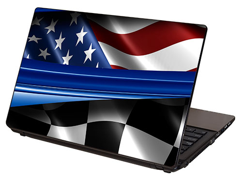 "Patriot Racing" Laptop Skin by RG Graphix.