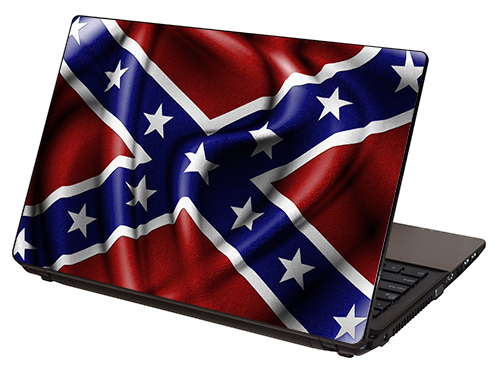 "Rebel Flag" Laptop Skin by RG Graphix.