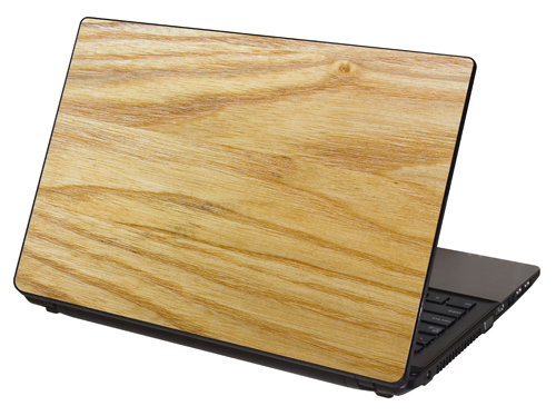 LTSW-107, "White Oak Wood" Laptop Skin by RG Graphix.