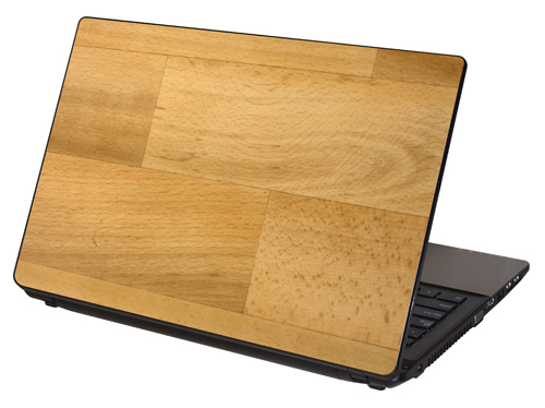 LTSW-112, "Oak Wood Floor" Laptop Skin by RG Graphix.