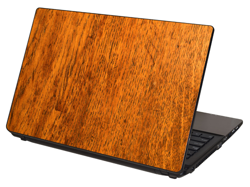 LTSW-114, "Scarred Oak Wood" Laptop Skin by RG Graphix.