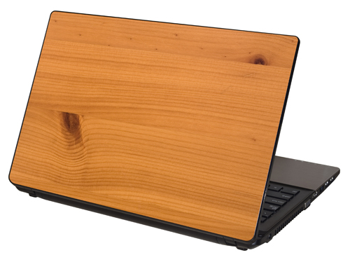 LTSW-116, "Pine Wood with Knots" Laptop Skin by RG Graphix.