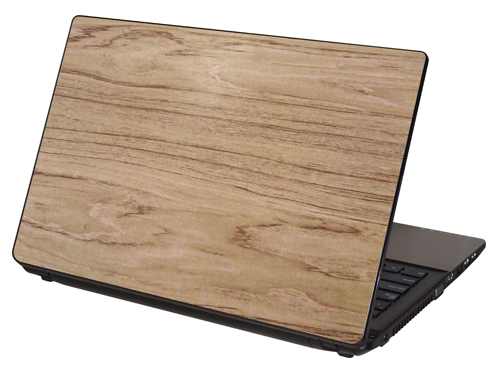Oak Wood Horizontal Grain Laptop Skin, LTSW-117.