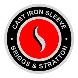 Briggs & Stratton Cast Iron Sleeve Decal- Option 2, TM648.